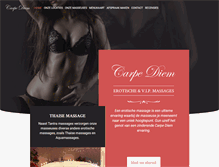 Tablet Screenshot of carpediemmassage.nl